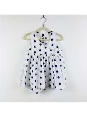Dagmar Daley 100% cotton little girls toddler polka dot top NEW